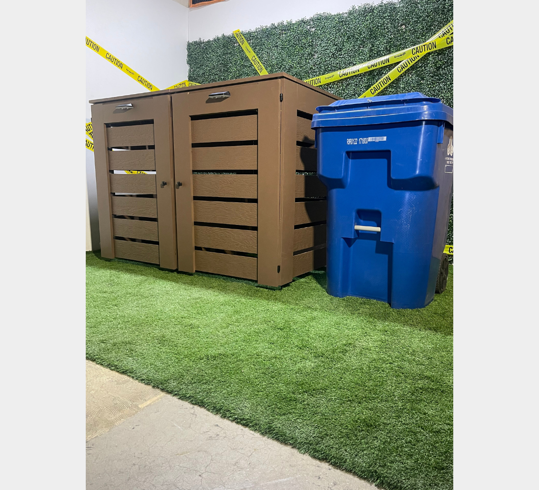 PVC / Box for 2 bins