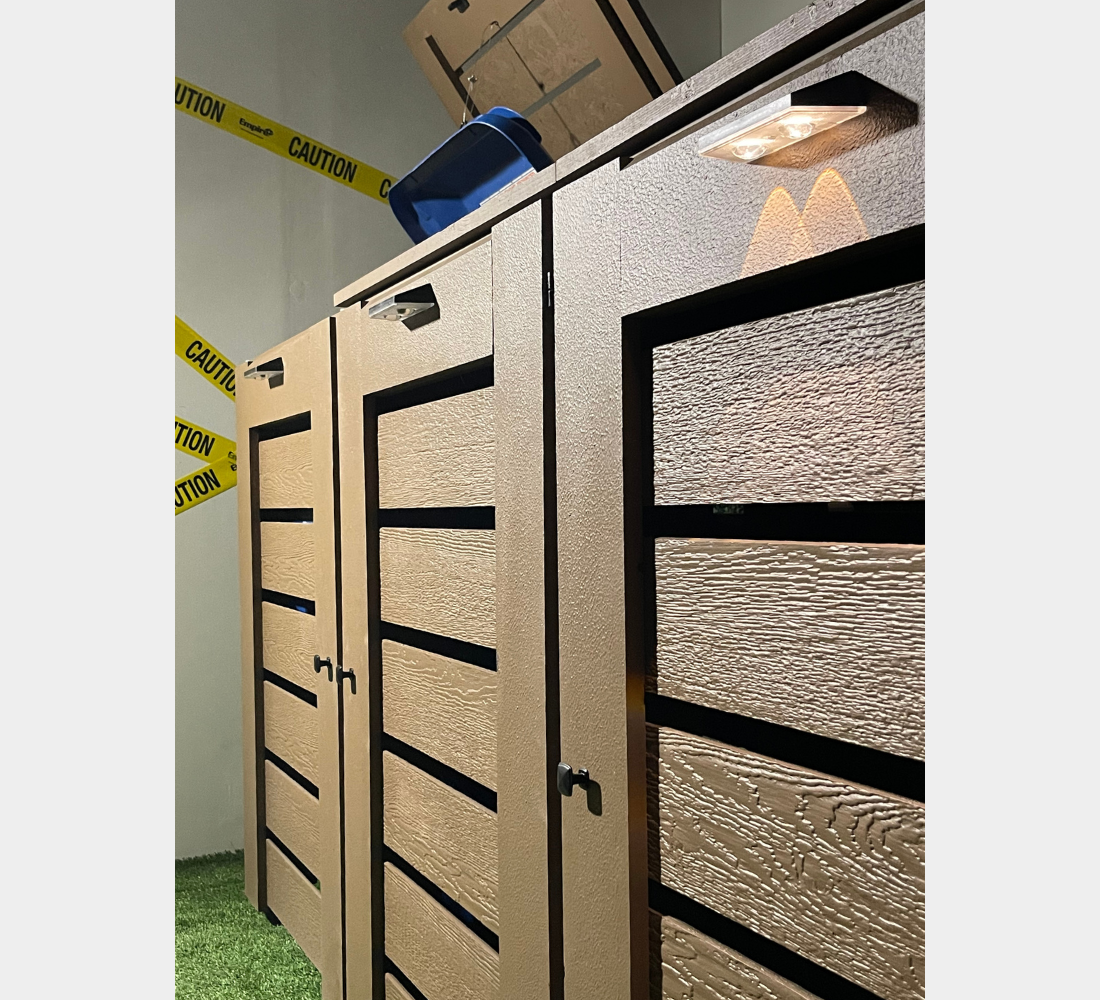 PVC / Box for 3 bins