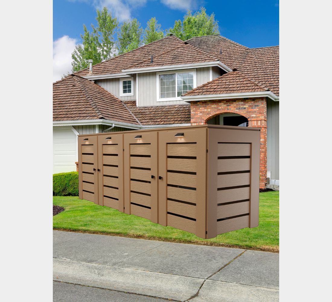 PVC / Box for 4 bins