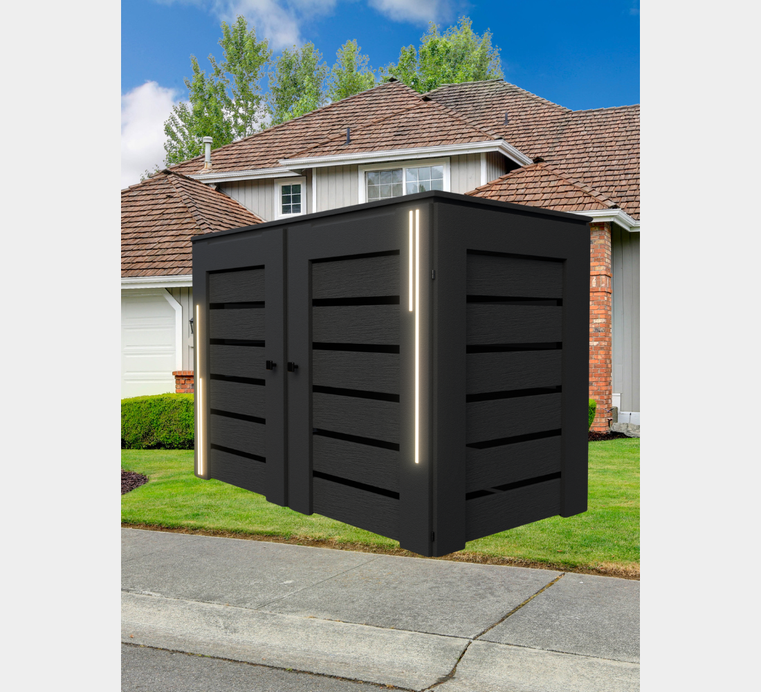 PVC-LED / Box for 2 bins