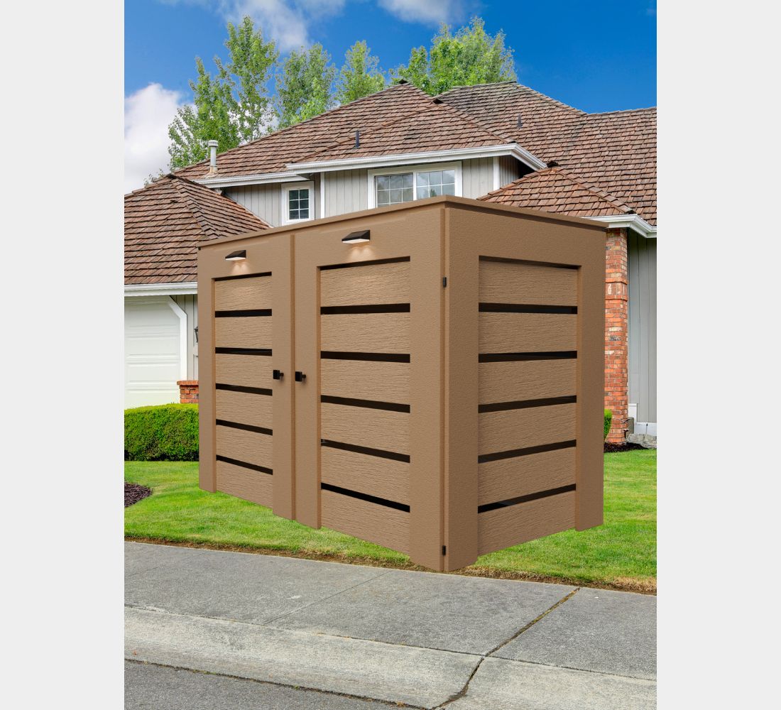 PVC / Box for 2 bins