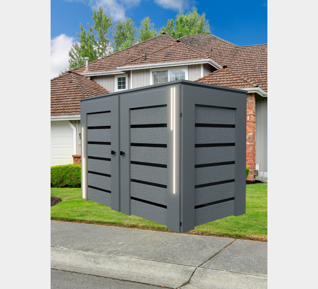 PVC-LED / Box for 2 bins