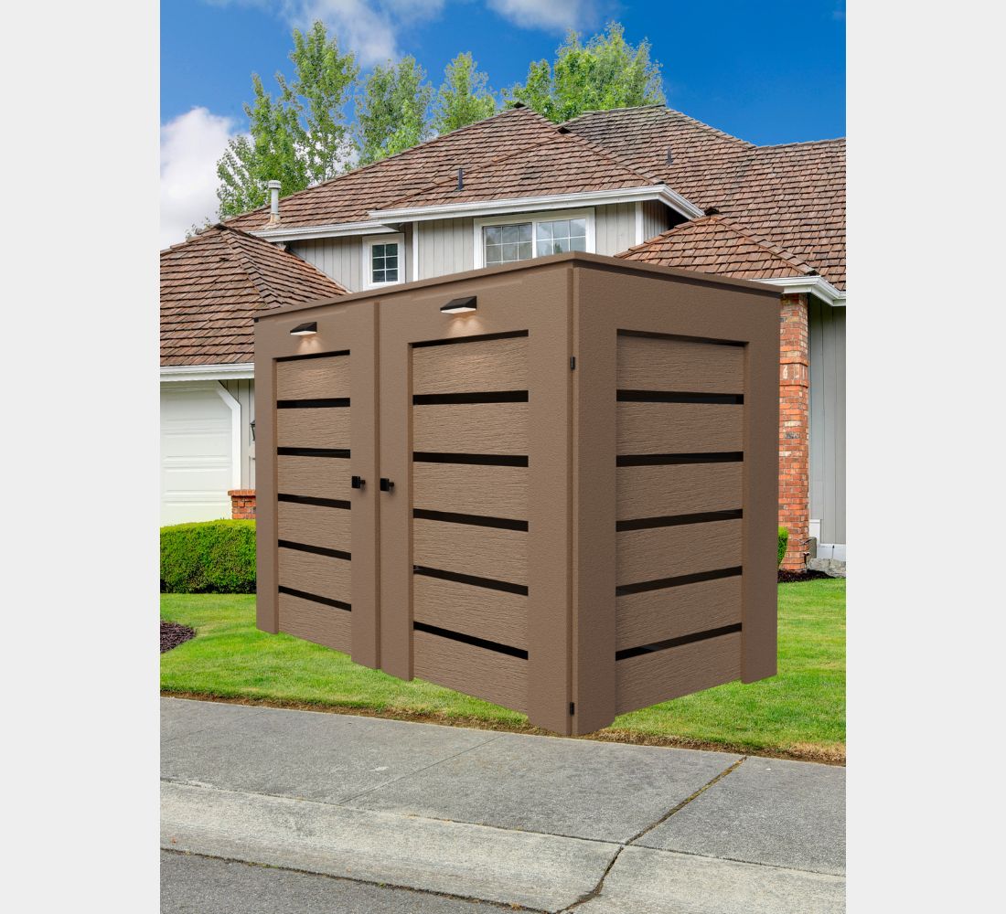 PVC / Box for 2 bins