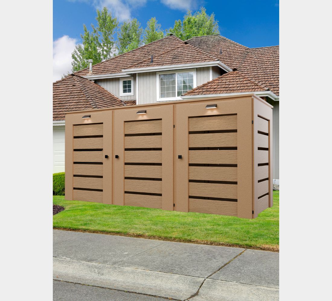 PVC / Box for 3 bins