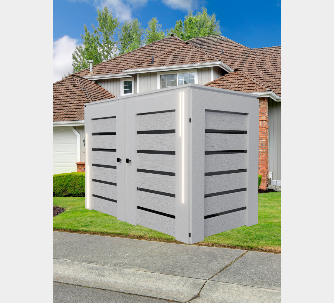 PVC-LED / Box for 2 bins