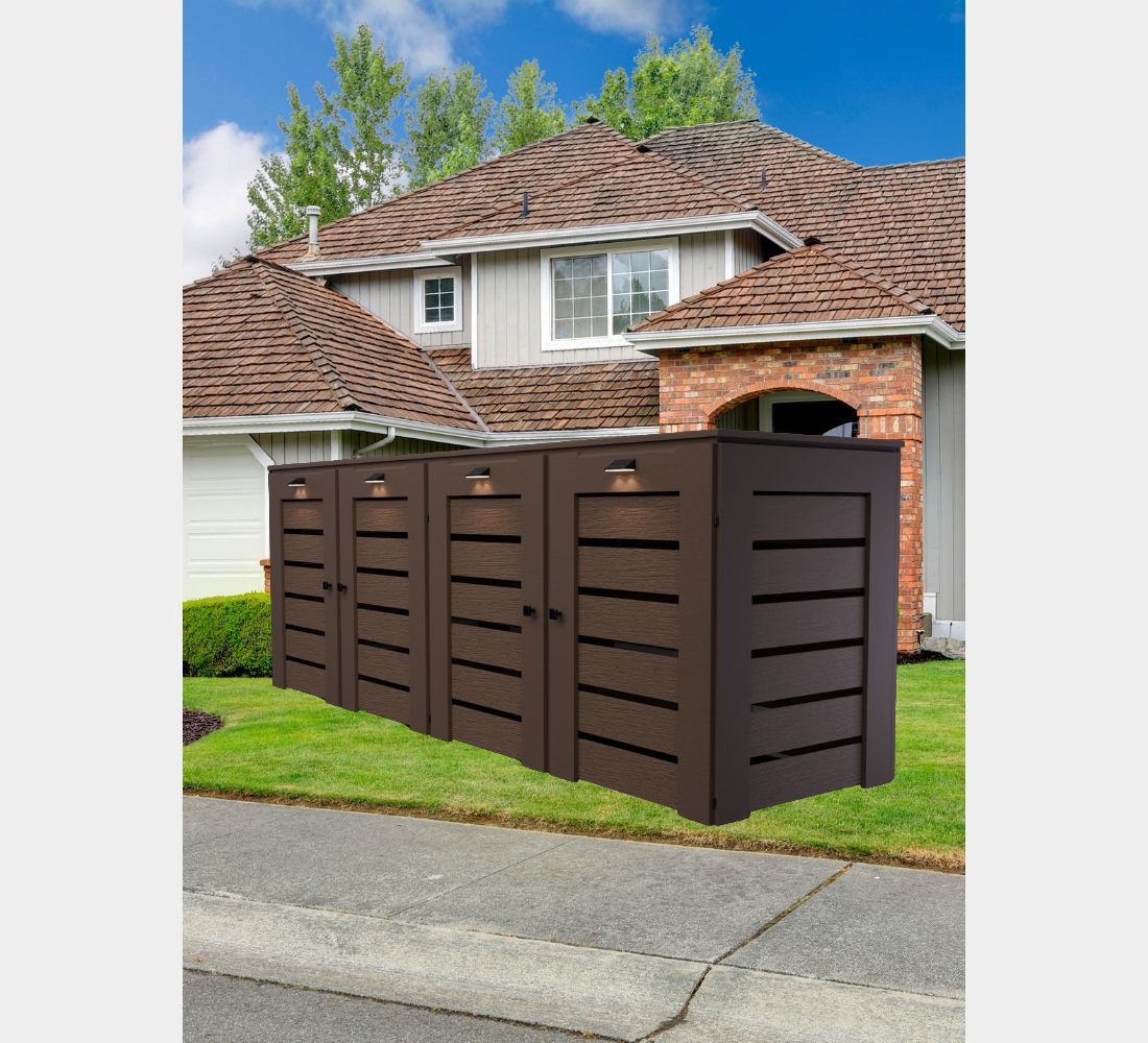 PVC / Box for 4 bins