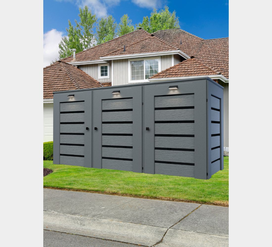 PVC / Box for 3 bins