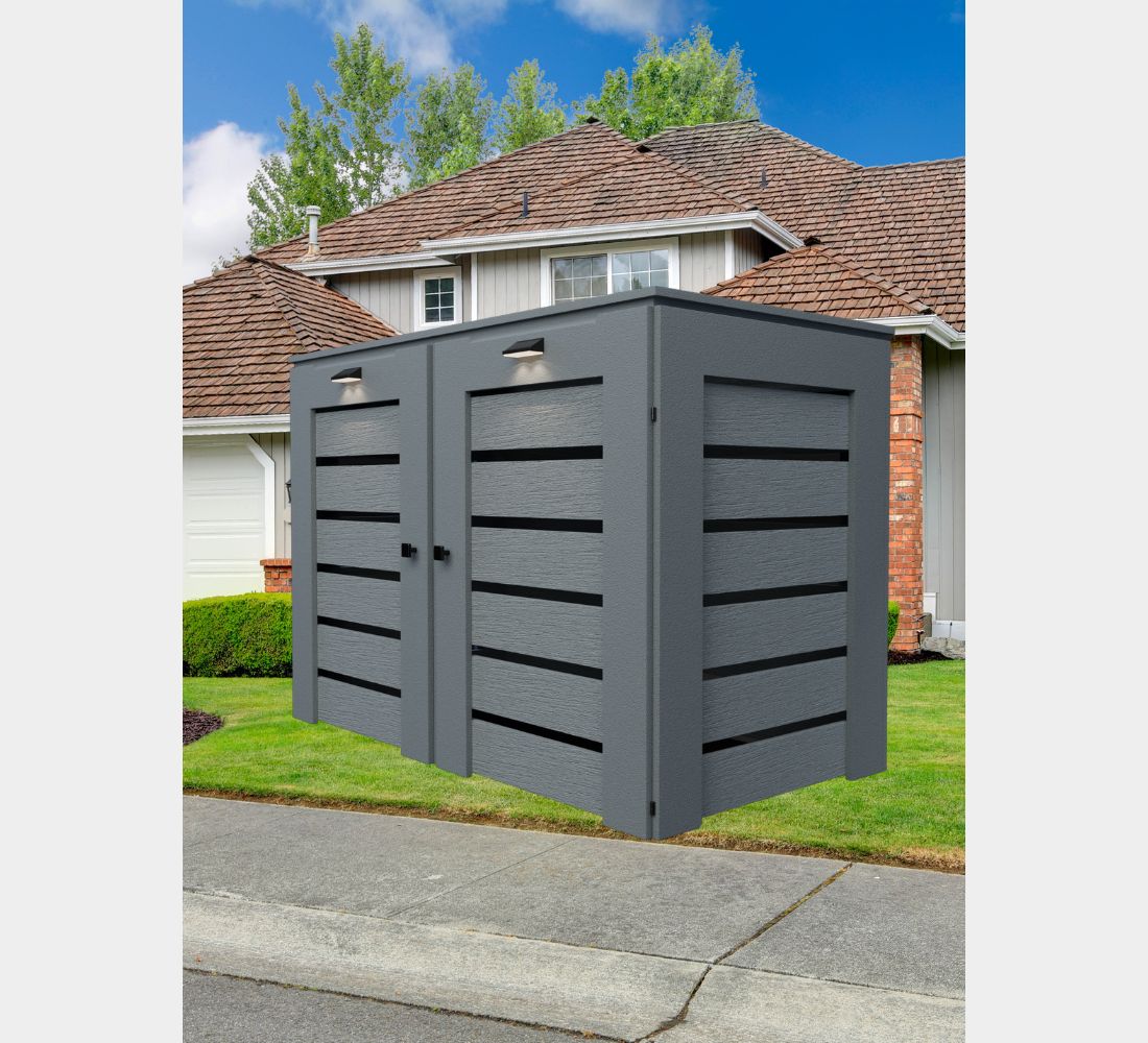 PVC / Box for 2 bins