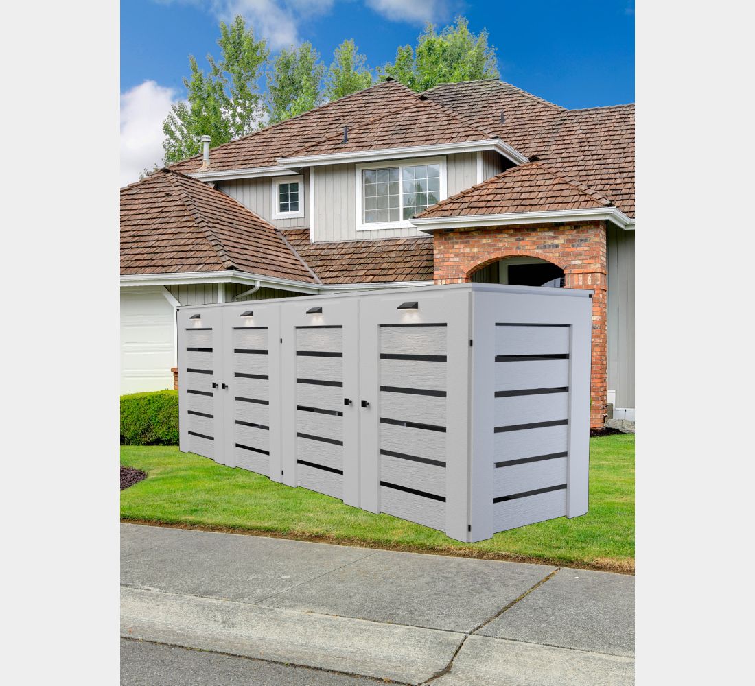 PVC / Box for 4 bins