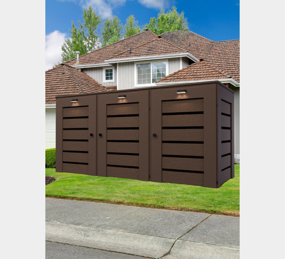 PVC / Box for 3 bins
