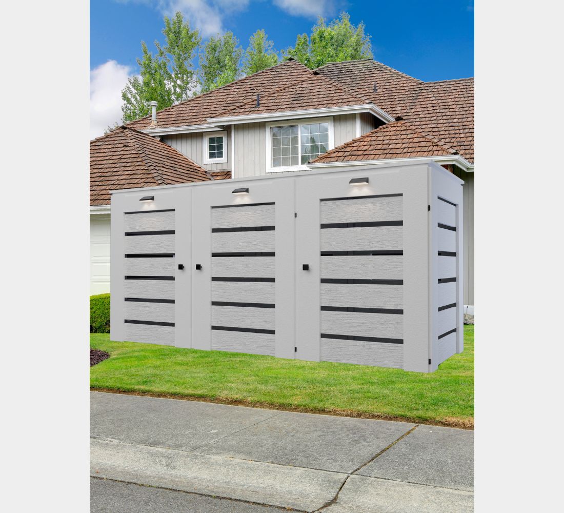 PVC / Box for 3 bins