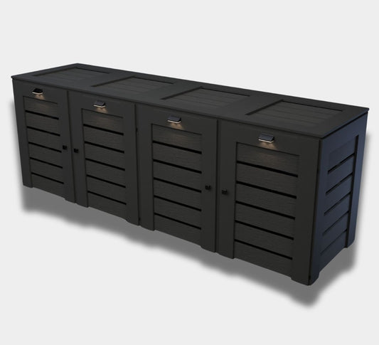 PVC / Box for 4 bins