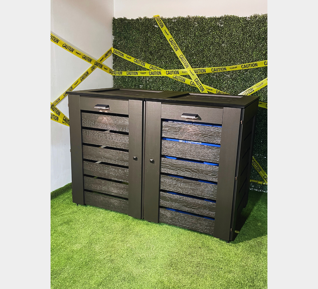PVC / Box for 2 bins