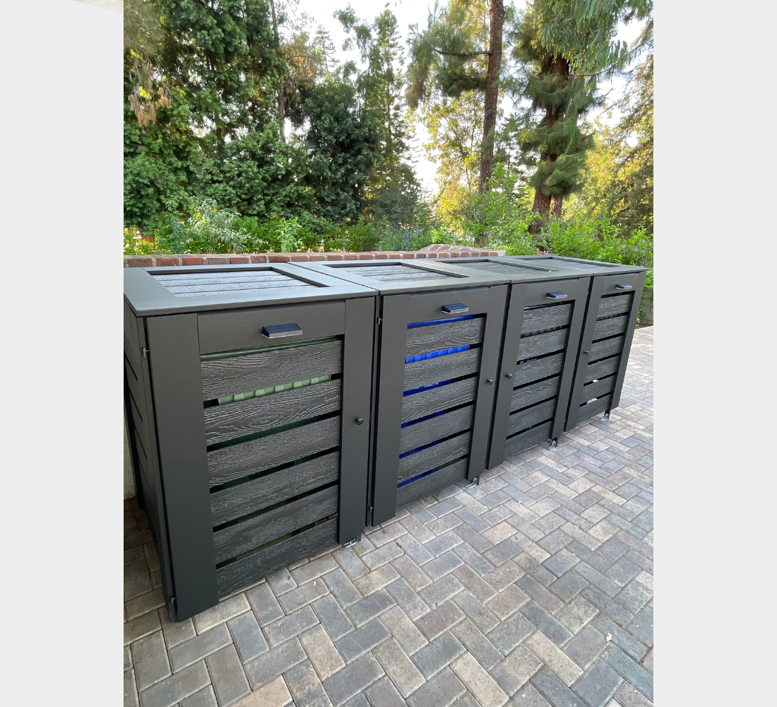PVC / Box for 4 bins