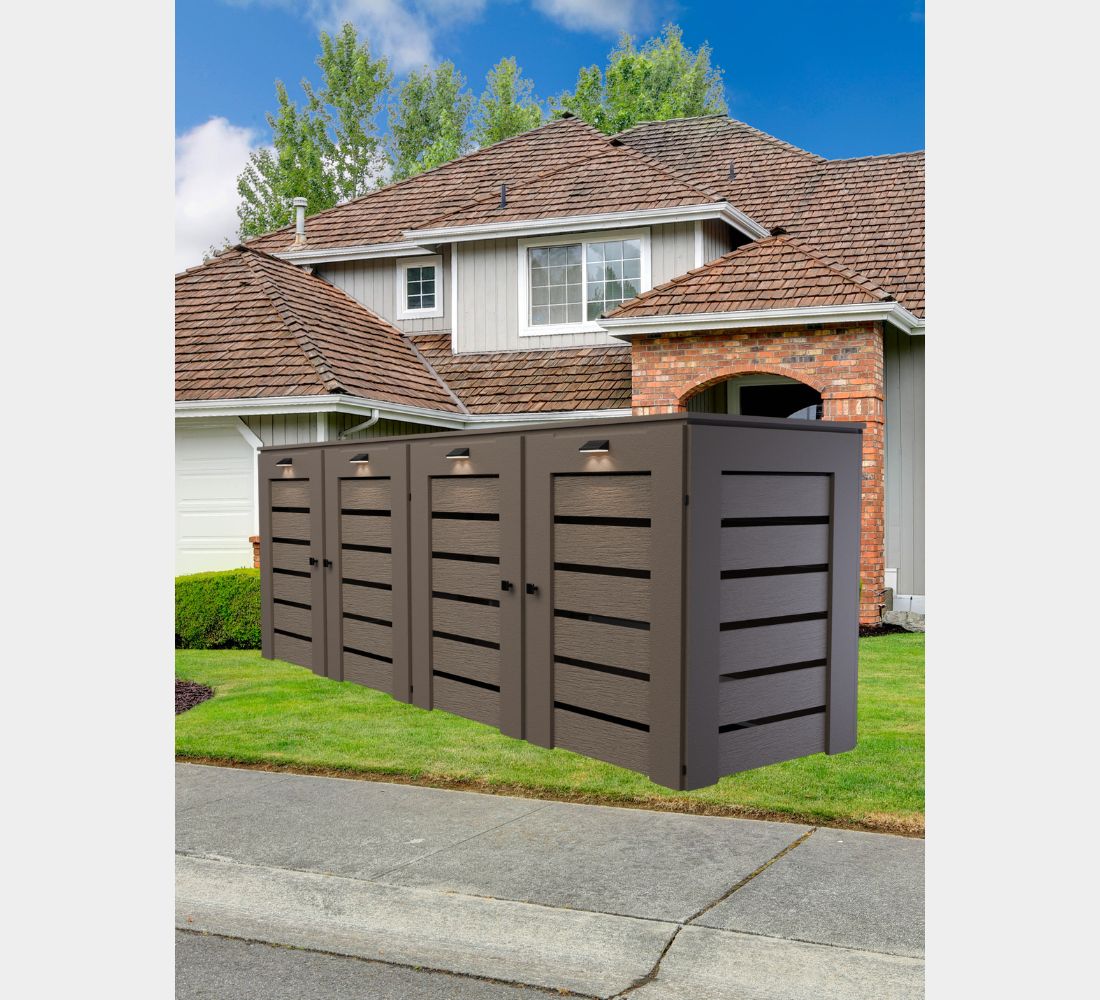 PVC / Box for 4 bins