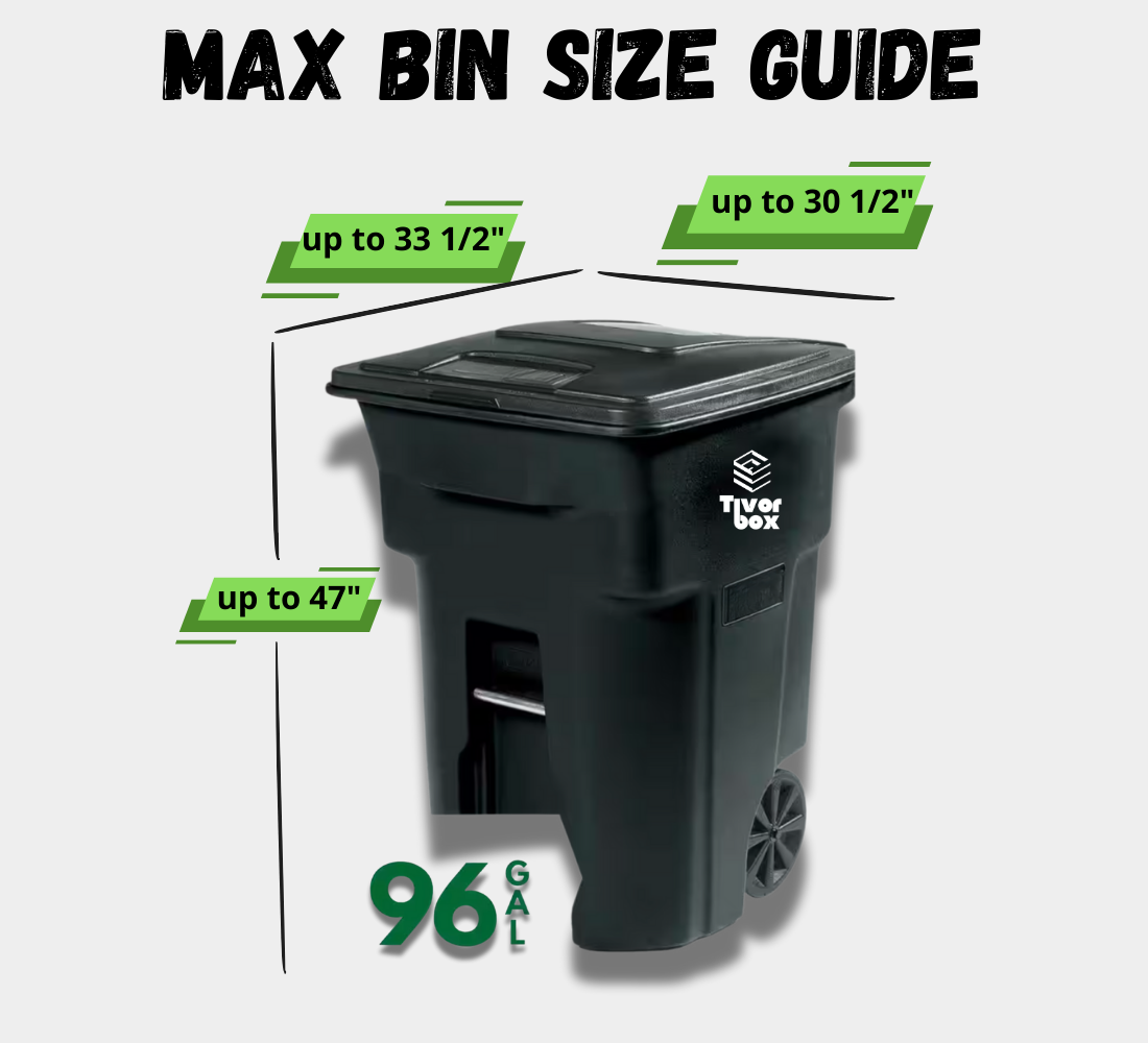 PVC-LED / Box for 3 bins