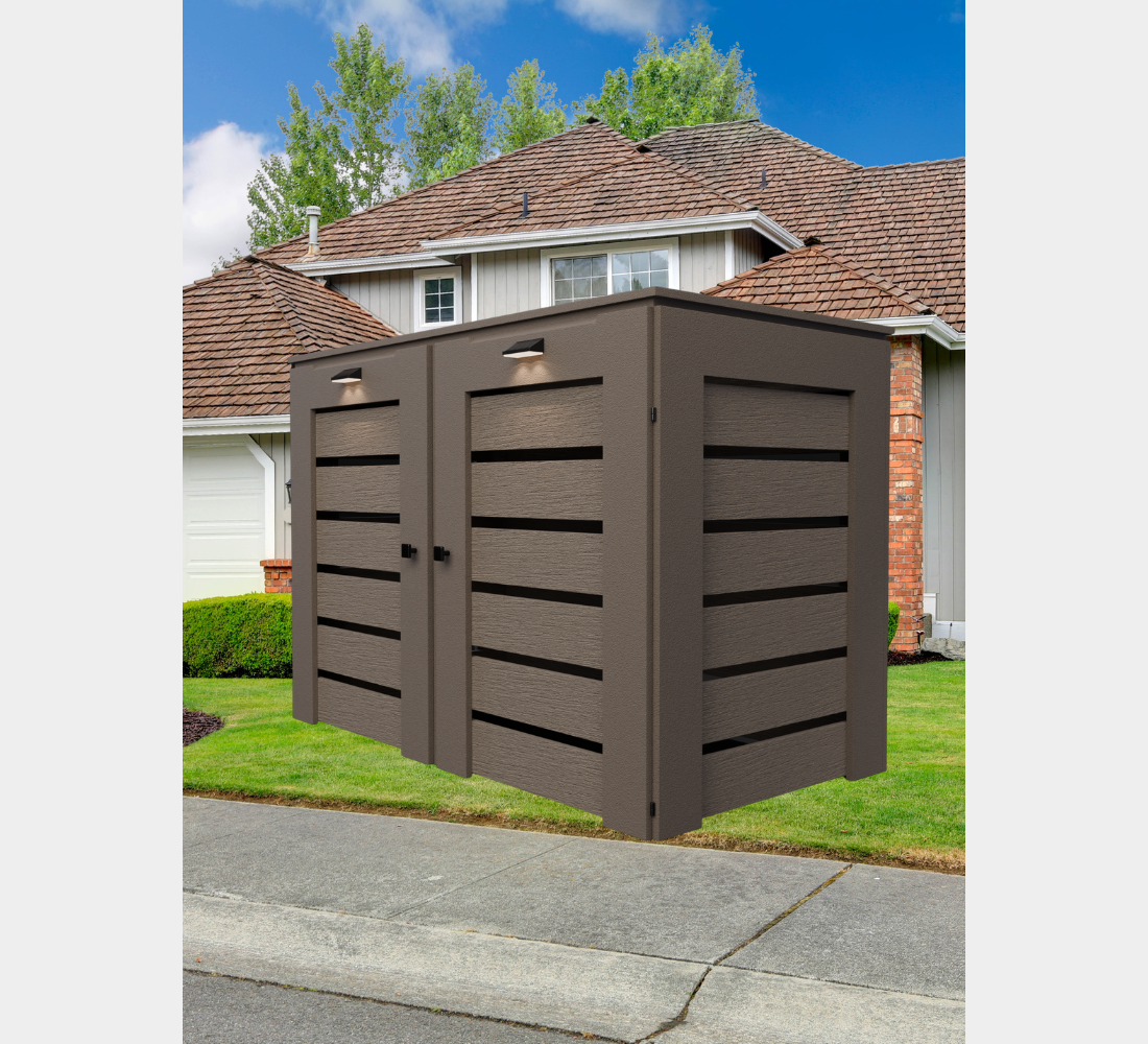 PVC / Box for 2 bins