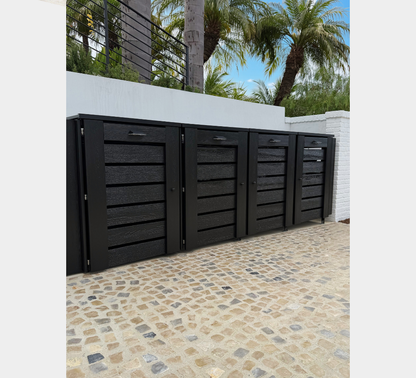 PVC / Trash Can Enclosure for 4 Bins