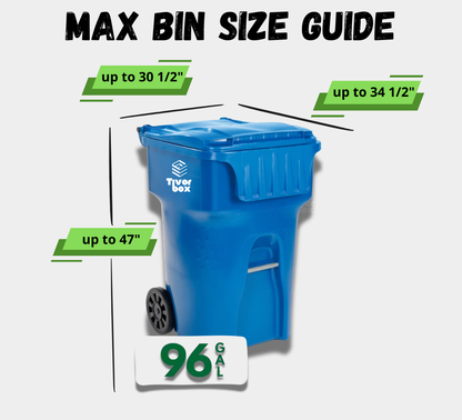 PVC / Trash Can Enclosure for 1 Bin