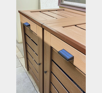 PVC / Trash Can Enclosure for 2 Bins