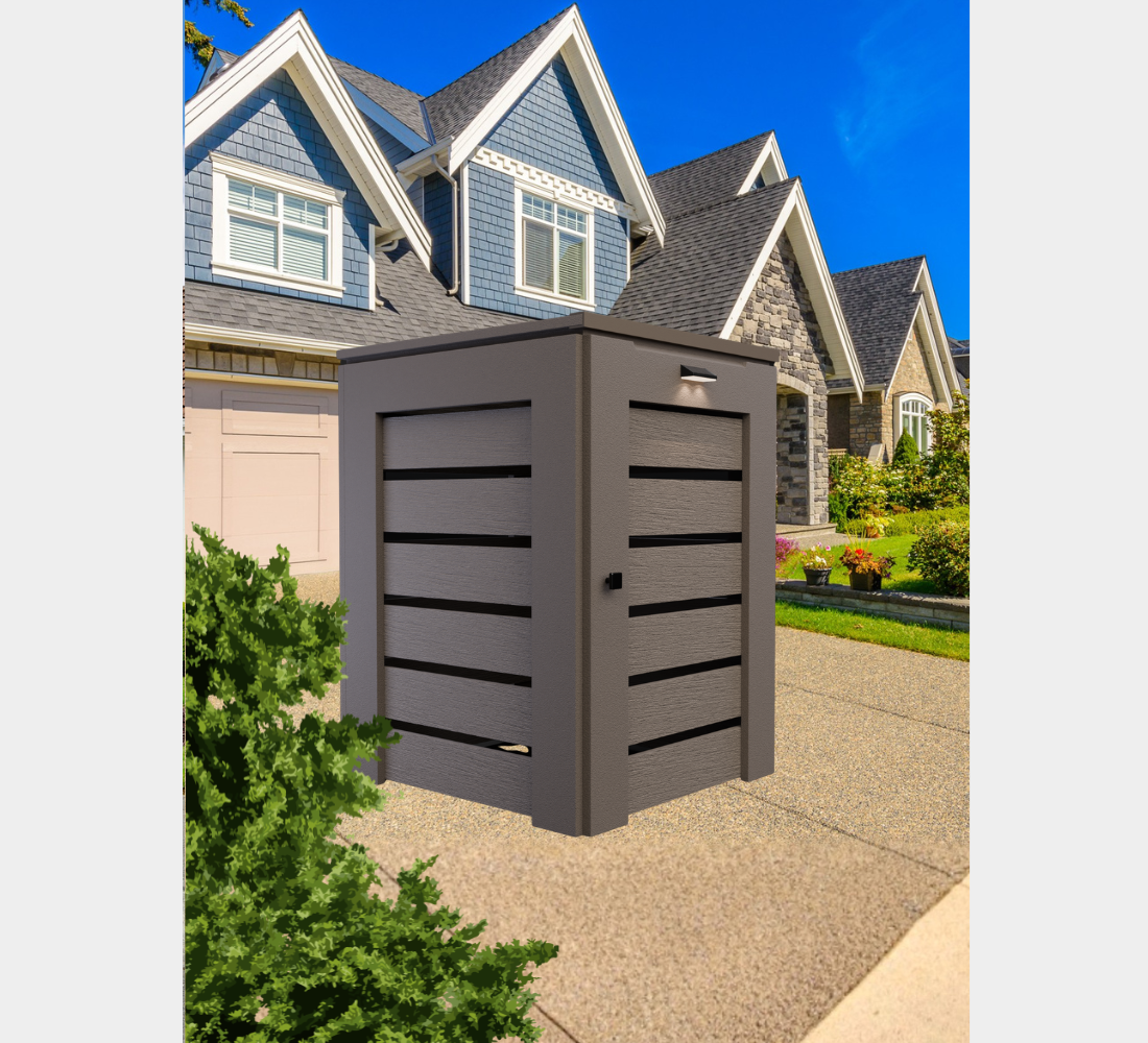 PVC / Trash Can Enclosure for 1 Bin