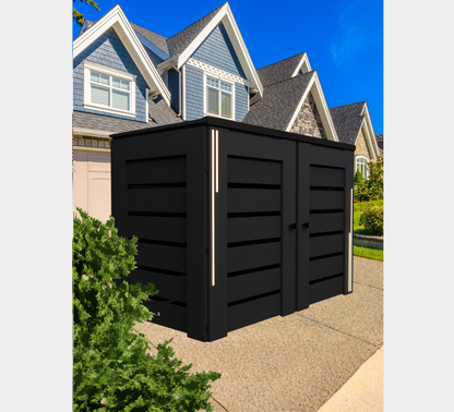 PVC-LED / Trash Can Enclosure for 2 Bins