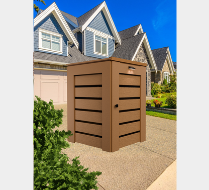 PVC / Trash Can Enclosure for 1 Bin