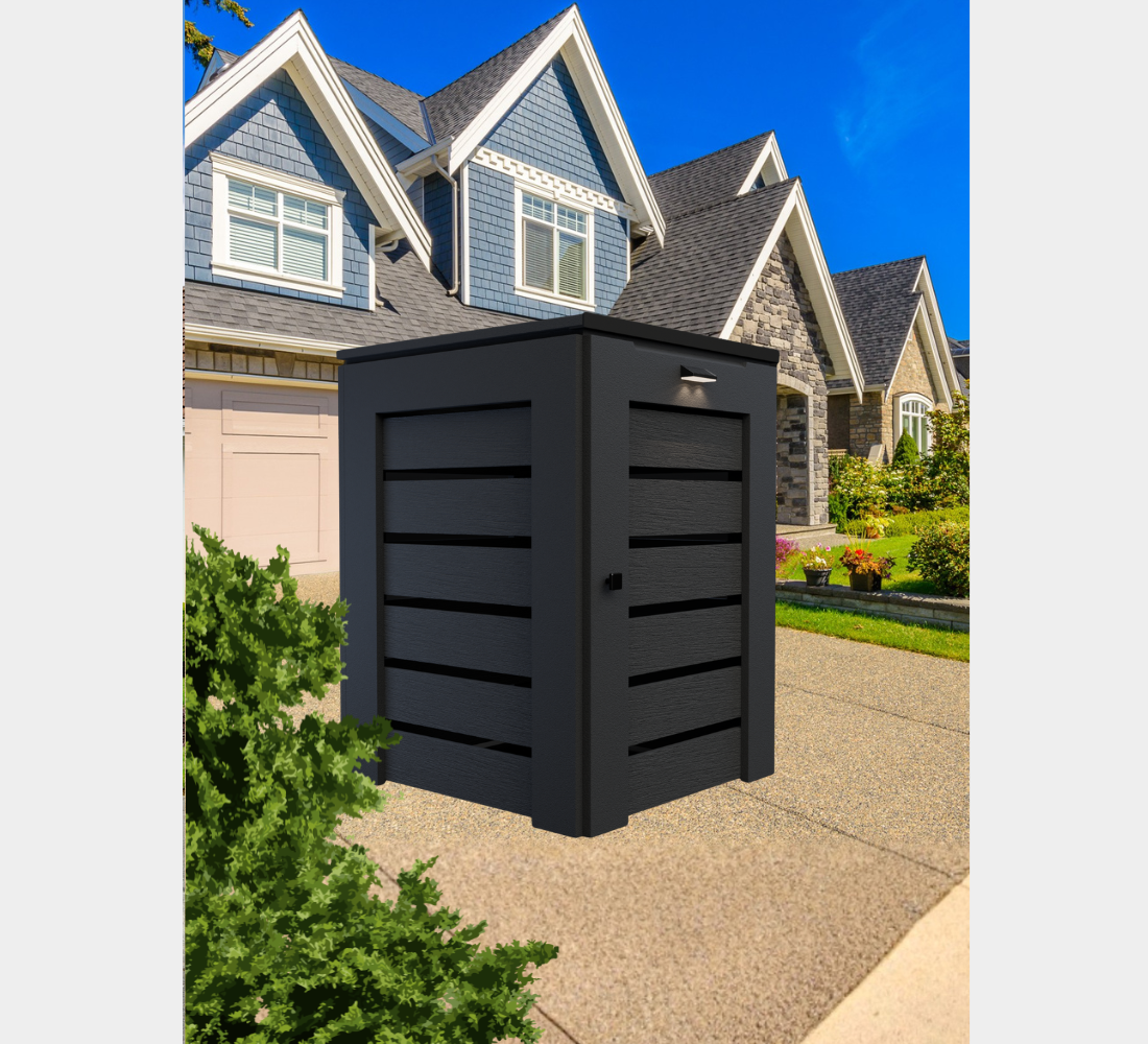 PVC / Trash Can Enclosure for 1 Bin