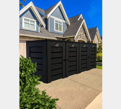 PVC / Trash Can Enclosure for 4 Bins
