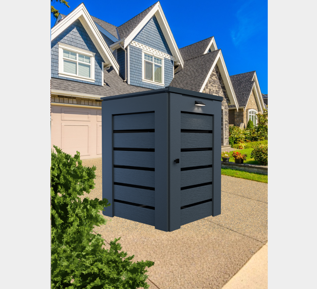PVC / Trash Can Enclosure for 1 Bin