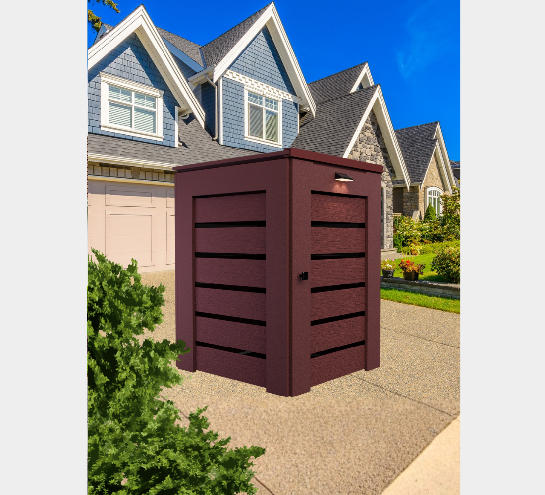 PVC / Trash Can Enclosure for 1 Bin