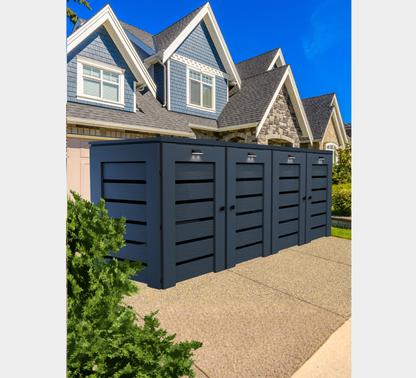 PVC / Trash Can Enclosure for 4 Bins