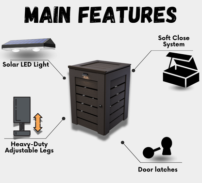 PVC / Trash Can Enclosure for 1 Bin