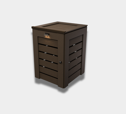 PVC / Trash Can Enclosure for 1 Bin
