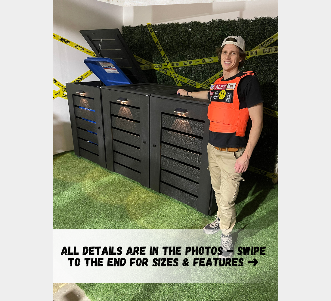 PVC / Box for 3 bins