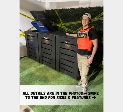 PVC / Box for 3 bins